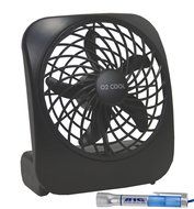 02cool Battery Operated Fan with Bonus Flash Light N2