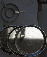 Vintage Original Checkerboard Cake Pan Set