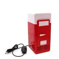 Refrigerator Freezer Cola Drink Cooler&amp;warmer for Car USB Mini Red N2