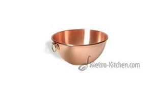 M&#039;passion Small Copper Mixing Bowl with Bronze Ring Handle