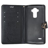 Spritech(TM) LG G Stylo Cellphone Bling Case,PU Leather Wallet Slim Fold Phone Cover 3D Handmade Bling Rhinestone... N32