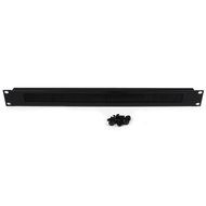 StarTech.com 2U Horizontal Finger Duct Rack Cable Management Panel with Cover CMDUCT2U Black N35