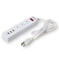 [New] Outtek 6-Outlet Fireproof Surge Protector 1625W/13A with 6 USB Ports (5V/2.4A*2 and 5V/1A*4) Charging Station... N6
