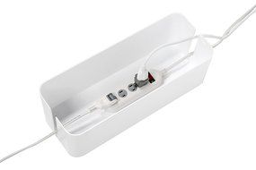 Cable Management Box Organizer Storage No Clutter - Hide Your Power Strips, Surge Protectors, Cords, Wire Ties... N2
