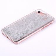 iPhone 7 Case, PHEZEN Christmas Tree Santa Claus Design Cool Quicksand Moving Stars Bling Glitter Floating Dynamic... N85