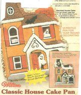 Wilton Classic Haunted Holiday House, Barn or French Cafe Cake Pan (502-2464, 1983)
