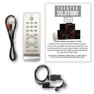 Theater Solutions TS212 Powered 2.1 Speaker System Multimedia with Optical Input