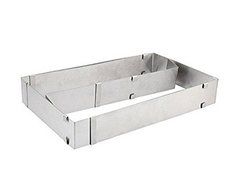 MorningRising 11-21&quot; / 28cm-54cm Big Size Adjustable Rectangle Scalable Mousse Cake Ring Baking Mold Stainless... N2