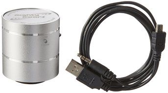 Mighty Dwarf 7-Watt Multimedia Vibration Speaker - Non-Retail Packaging - Silver