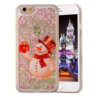iPhone 7 Case, PHEZEN Christmas Tree Santa Claus Design Cool Quicksand Moving Stars Bling Glitter Floating Dynamic... N92