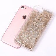 iPhone 7 Case, PHEZEN Christmas Tree Santa Claus Design Cool Quicksand Moving Stars Bling Glitter Floating Dynamic... N98