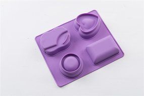 4 Cavity Lovely Handmade DIY Soap Mold Angel Rose Heart for Wedding Party etc