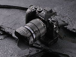 Olympus OM-D E-M1 Micro Four Thirds Digital Camera w/ 12-40mm f/2.8 Lens - International Model (No Warranty) N8