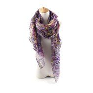 TR.OD Women Colorful Ethnic Style Sunflower Print Scarf