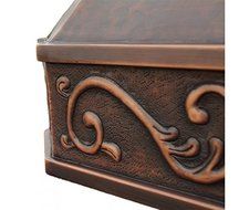 Celtic Copper Range Hood 36" x 22" x 42" by CopperSmith