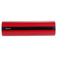 PIXNOR Bluetooth Speaker Stereo Subwoofer with Built-in Microphone FM Radio (Red) N2