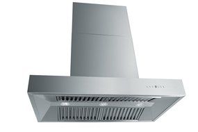 Z Line KECOMi-42-LED 1200 CFM Pro Island Range Hood with Baffle Filters, 42-Inch