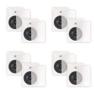 Blue Octave BDW82 In Wall 8" Speakers 2 Way Home Theater Surround Sound 4 Pair Pack