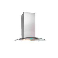 Dekor Glass 36 in. Wall Mount Decorative Range Hood in Stainless Steel