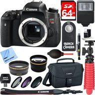 Canon EOS Rebel T6s Digital SLR Camera Body + Accessory Bundle 64GB SDXC Memory + DSLR Photo Bag + Wide Angle... N7