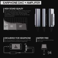 VELOUR YW-300 Battery free Micro-USB DAC Headphone Amplifier Audio Portable Earphone for android phone Black N5