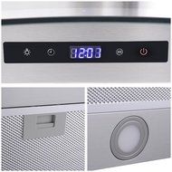 Gracelove 30" Range Hood Kitchen Wall Mount Stainless Steel Glass Stove Vents USA Stock