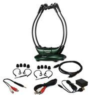 TrueDio Model TD-220RF Wireless TV Headset Bundle System - Includes 2 Wireless Headsets - Premium Sound Quality... N5