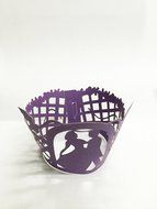 HUAL Cupcake Wrappers 50 Filigree Artistic Bake Cake Paper Cups Marry Lace Laser Cut Liner Baking Cup Muffin Case... N3