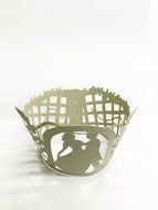 HUAL Cupcake Wrappers 50 Filigree Artistic Bake Cake Paper Cups Marry Lace Laser Cut Liner Baking Cup Muffin Case... N5