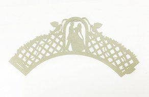 HUAL Cupcake Wrappers 50 Filigree Artistic Bake Cake Paper Cups Marry Lace Laser Cut Liner Baking Cup Muffin Case... N6