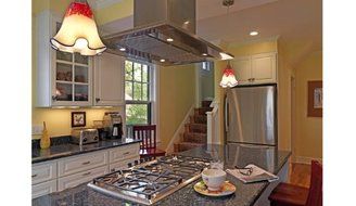 Faber DIAMIS36SS: 36" x 28" Stainless Diamante Isola Island Hood N3