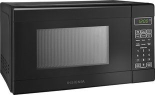 Insignia&trade; - 0.7 Cu. Ft. Compact Microwave - Black
