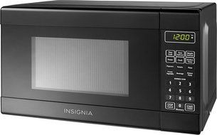 Insignia&trade; - 0.7 Cu. Ft. Compact Microwave - Black N2