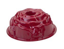 Nordic Ware 10-Cup Rose Bundt Pan, Red