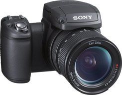 Sony Cybershot DSCR1 10.3MP Digital Camera with 5x Optical Zoom N5