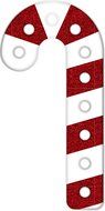 Heidi Swapp Marquee Christmas Plastic Candy Cane Shapes