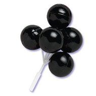 Oasis Supply Balloon Cluster for Cupcake/Cake, 5-Inch, Black Color, Set of 4