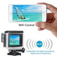 2.0&#039;TFT LCD+0.95&#039;OLED Status Dual Screen Full HD 1080p 12MP WIFI Sport Camera 170&deg;Wide-angle Glass Lens Waterproof... N4