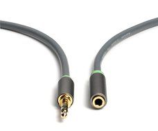 Aurum Cables 3.5mm Male To 3.5mm Female Stereo Audio Extension Cable - For iPhone, iPad or Smartphones - 35 Feet N5