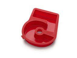 Lekue Number 2 Cake Mold, Red N11