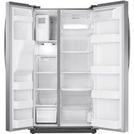 Samsung RS25H5000SR Energy Star 24.5 Cu. Ft. Side-by-Side Refrigerator/Freezer with External Filtered Water/Ice...