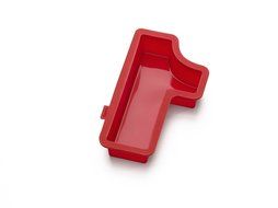 Lekue Number 2 Cake Mold, Red N13