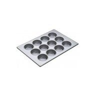 Focus Foodservice 905645 Large Muffin Pan, 4 Rows of 6 Muffins, 1-1/4&quot; Vertical Depth, 17-7/8&quot; x 25-7/8&quot;, 5 Oz...
