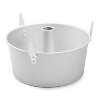 Nordic Ware Natural Bakeware Aluminum 2 Piece Angel Food Pan with Cooling Feet N4