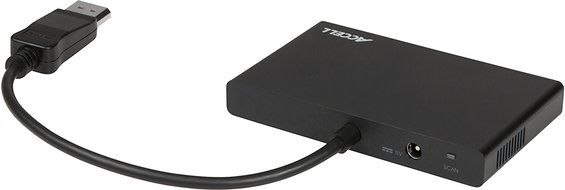Accell K088B-003B Mini DisplayPort 1.2 to 3 DisplayPort Multi-Display MST Hub - Designed for Microsoft Surface N5