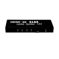 ZAMO 1x4 4 Ports Hdmi Powered Splitter for Full Hd 1080p &amp; 3d Support (One Input to Four Outputs) N7