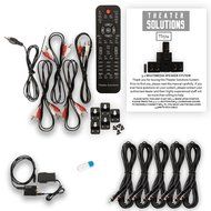 Theater Solutions TS514 Home 5.1 Speaker System with USB Bluetooth Optical Input and 5 Extension Cables