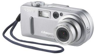 Sony DSCP9 Cyber-shot 4MP Digital Camera w/ 3x Optical Zoom N2