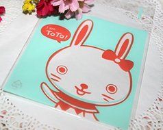 ONOR-Tech 100 PCS Lovely Cute OPP Self Adhesive Cookie Bakery Candy Biscuit Treat Gift Diy Plastic Bag (Flower) N21