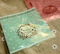 ONOR-Tech 100 PCS Lovely Cute OPP Self Adhesive Cookie Bakery Candy Biscuit Treat Gift Diy Plastic Bag (Flower) N23